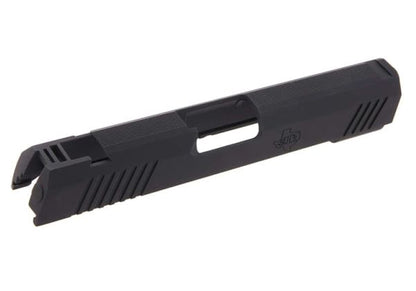 Guarder STI Night Hawk アルミGBBスライド Tokyo Marui ハイキャパ 4.3 GBB ピストル用 - ブラック-AIRSOFT GOGO エアガン・サバゲー用品通販