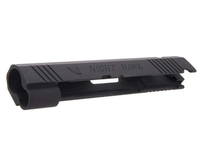 Guarder STI Night Hawk アルミGBBスライド Tokyo Marui ハイキャパ 4.3 GBB ピストル用 - ブラック-AIRSOFT GOGO エアガン・サバゲー用品通販