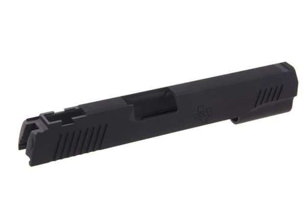 Guarder STI製アルミカスタムGBBスライド（Tokyo Marui ハイキャパ5.1 GBBピストル用） - ブラック-AIRSOFT GOGO エアガン・サバゲー用品通販