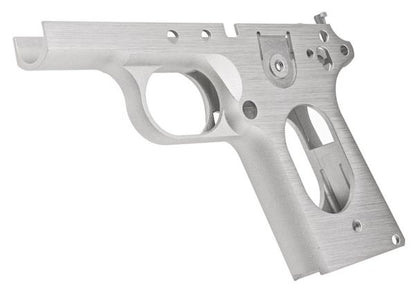 Guarder ステンレススチール CNC フレーム Tokyo Marui V10 GBB ピストル用 - 銀(ぎん)-AIRSOFT GOGO エアガン・サバゲー用品通販