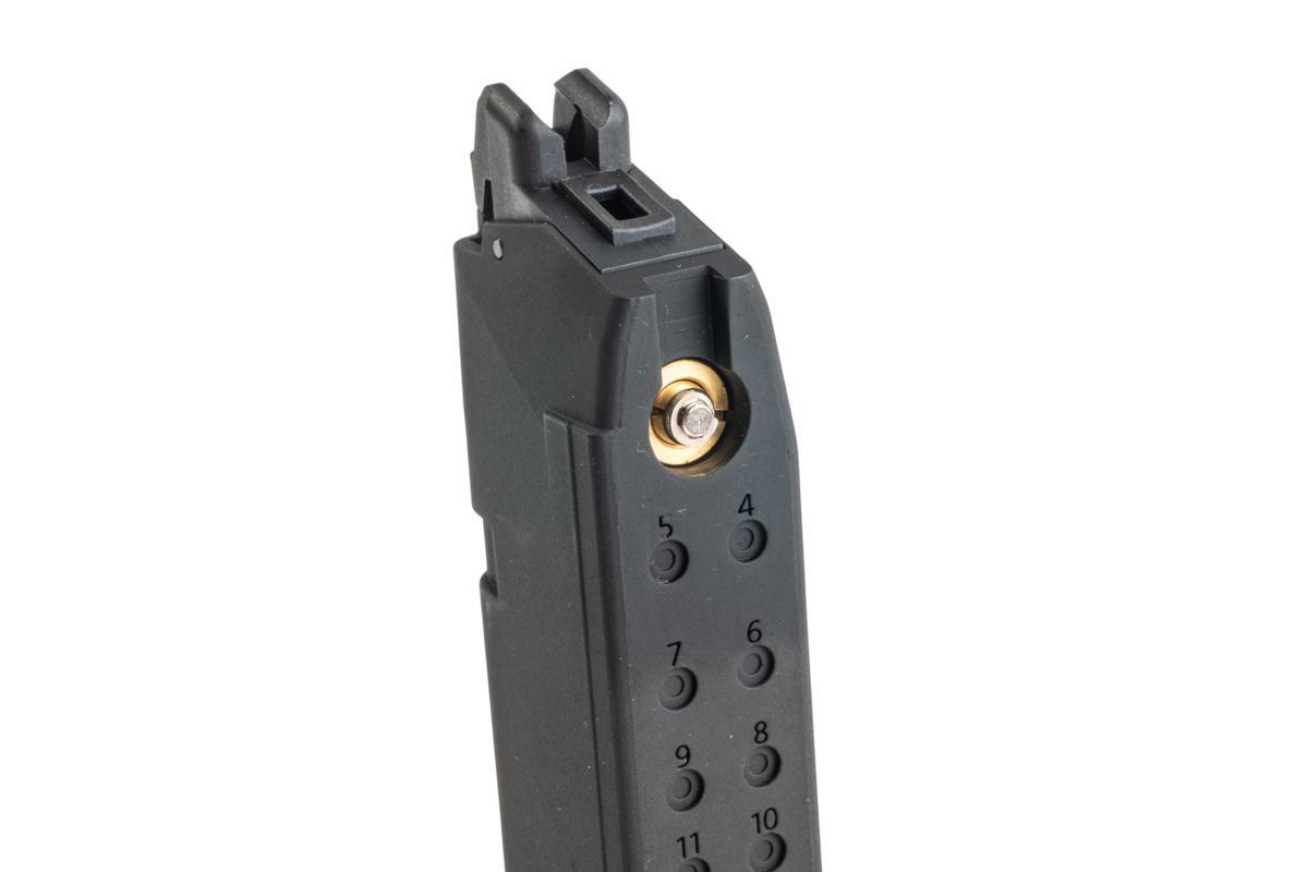Guarder Tokyo Marui G17 Gen5 MOS GBB 軽量アルミマガジン - ブラック-AIRSOFT GOGO エアガン・サバゲー用品通販