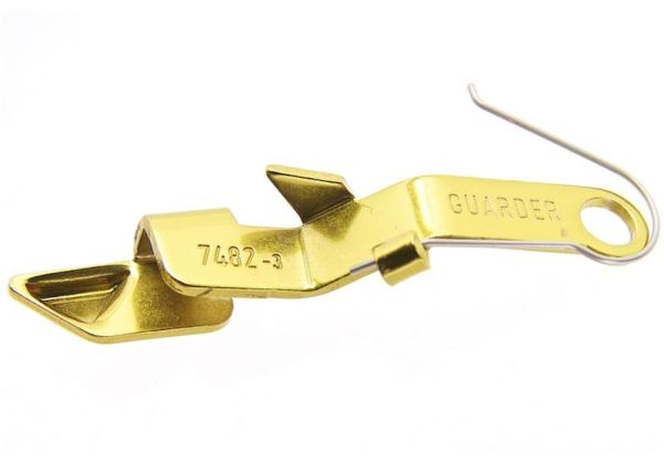 Guarder Tokyo Marui G19 Gen 3 / G17 Gen 4 GBB エクステンデッドGBBスライドストップ（金(きん)）-AIRSOFT GOGO エアガン・サバゲー用品通販