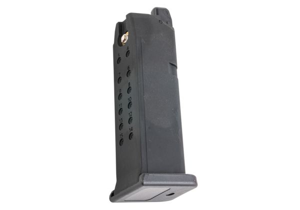 Guarder Tokyo Marui G19 Gen 5 GBB 軽量アルミマガジン - ブラック-AIRSOFT GOGO エアガン・サバゲー用品通販