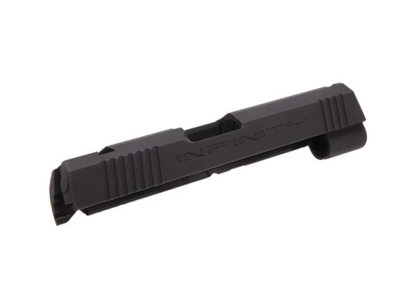 Guarder Tokyo Marui ハイキャパ 4.3 GBB エアソフト インフィニティGBBスライド (アルミニウム / アルミ) - ブラック-AIRSOFT GOGO エアガン・サバゲー用品通販