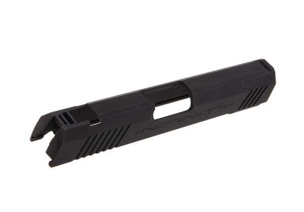 Guarder Tokyo Marui ハイキャパ 4.3 GBB エアソフト インフィニティGBBスライド (アルミニウム / アルミ) - ブラック-AIRSOFT GOGO エアガン・サバゲー用品通販