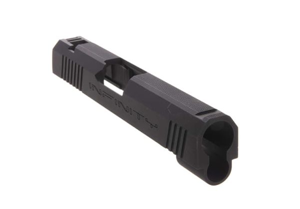 Guarder Tokyo Marui ハイキャパ 4.3 GBB エアソフト インフィニティGBBスライド (アルミニウム / アルミ) - ブラック-AIRSOFT GOGO エアガン・サバゲー用品通販