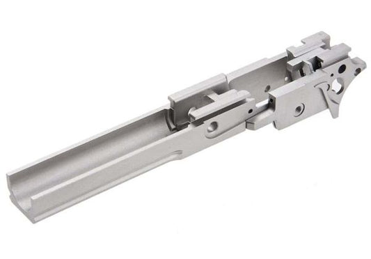 Guarder Tokyo Marui ハイキャパ 4.3 GBB フレーム (アルミ 4.3タイプ マーキング無し 銀(ぎん))-AIRSOFT GOGO エアガン・サバゲー用品通販