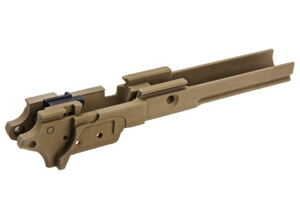 Guarder Tokyo Marui ハイキャパ 4.3 GBB フレーム (アルミ、4.3タイプ、マーキング無し、ダークアース)-AIRSOFT GOGO エアガン・サバゲー用品通販
