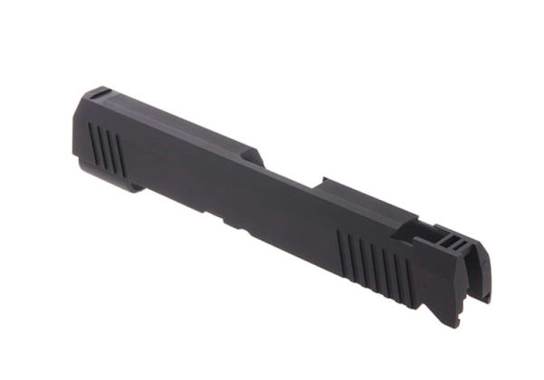Guarder Tokyo Marui ハイキャパ 4.3 GBBスライド (アルミニウム / アルミ) - ブラック-AIRSOFT GOGO エアガン・サバゲー用品通販