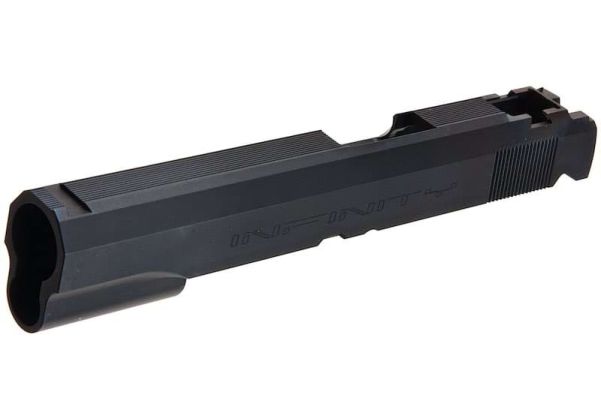 Guarder Tokyo Marui ハイキャパ 5.1 GBB GBBスライド 軽量ノズルハウジング付き (スチールCNC、インフィニティ、ブラック)-AIRSOFT GOGO エアガン・サバゲー用品通販