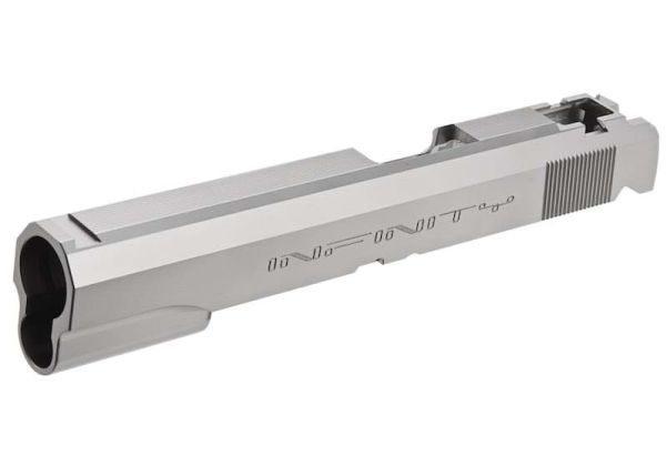 Guarder Tokyo Marui ハイキャパ 5.1 GBB GBBスライド 軽量ノズルハウジング付き (ステンレスCNC、インフィニティ、銀(ぎん))-AIRSOFT GOGO エアガン・サバゲー用品通販