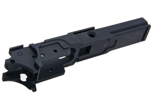 Guarder Tokyo Marui ハイキャパ 5.1 GBB フレーム (アルミ スタンダード マーキング無し ブラック)-AIRSOFT GOGO エアガン・サバゲー用品通販
