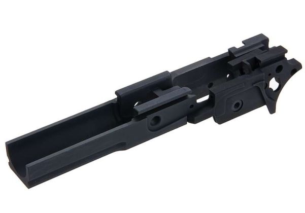 Guarder Tokyo Marui ハイキャパ 5.1 GBB フレーム (アルミ スタンダード マーキング無し ブラック)-AIRSOFT GOGO エアガン・サバゲー用品通販