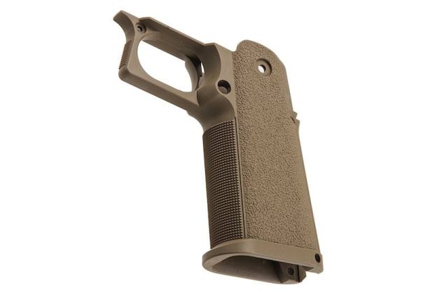 Guarder Tokyo Marui ハイキャパ GBB エンハンスドグリップ (スタンダード、ダークアース)-AIRSOFT GOGO エアガン・サバゲー用品通販