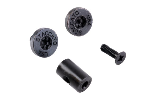 Guarder Tokyo Marui ハイキャパ GBB グリップスクリュー (ステンレス、ブラック)-AIRSOFT GOGO エアガン・サバゲー用品通販