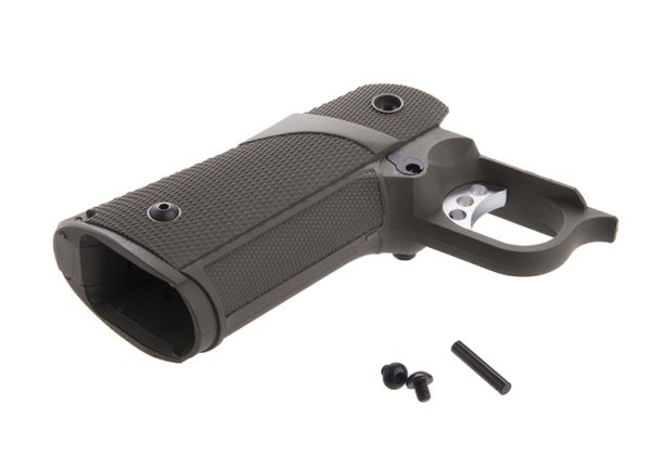 Guarder Tokyo Marui ハイキャパ タクティカル グリップ セット - オリーブドラブ-AIRSOFT GOGO エアガン・サバゲー用品通販