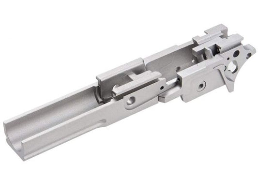 Guarder Tokyo Marui ハイキャパ5.1 GBBフレーム (アルミ・スタンダード・刻印なし・銀(ぎん))-AIRSOFT GOGO エアガン・サバゲー用品通販