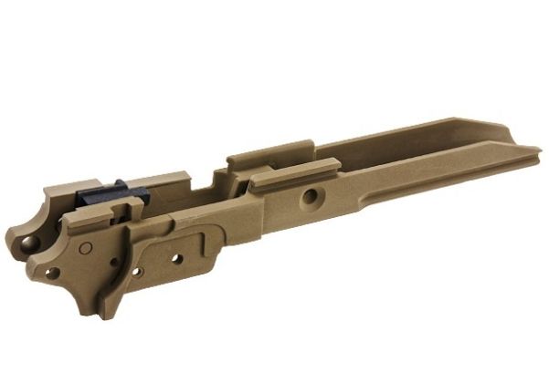 Guarder Tokyo Marui ハイキャパ5.1 GBBフレーム(アルミ、金タイプ、マーキング無し、ダークアース)-AIRSOFT GOGO エアガン・サバゲー用品通販