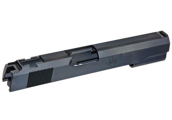 Guarder Tokyo Marui ハイキャパ5.1 GBBスライド 軽量ノズルハウジング付き (ステンレスCNC、STIカスタム、ブラック)-AIRSOFT GOGO エアガン・サバゲー用品通販