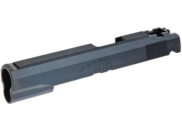 Guarder Tokyo Marui ハイキャパ5.1 GBBスライド 軽量ノズルハウジング付き (ステンレスCNC、STIカスタム、ブラック)-AIRSOFT GOGO エアガン・サバゲー用品通販