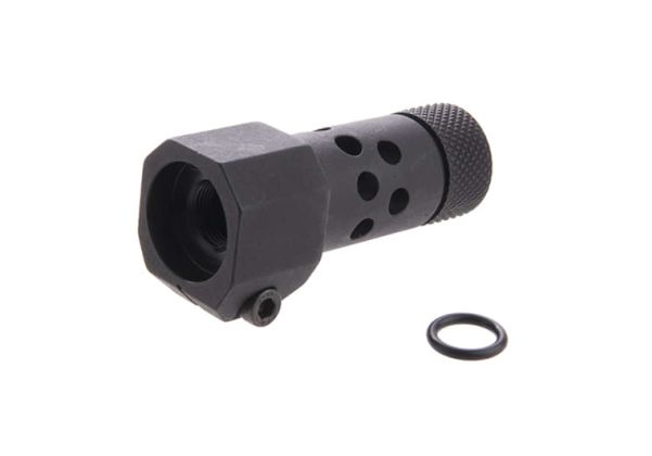 Guarder製スチール製サプレッサー（KJ Works KC-02用、タイプB）-AIRSOFT GOGO エアガン・サバゲー用品通販