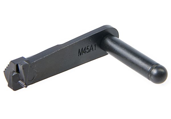 Guarder製ステンレスGBBスライドストップ Tokyo Marui M45A1 GBBピストル用 - ブラック-AIRSOFT GOGO エアガン・サバゲー用品通販