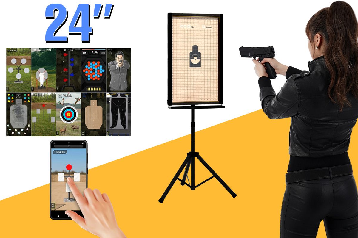 GUNPOWER アドバンスドSMT プロフェッショナルターゲットシステム（サイズ：24インチ／垂直）-AIRSOFT GOGO エアガン・サバゲー用品通販