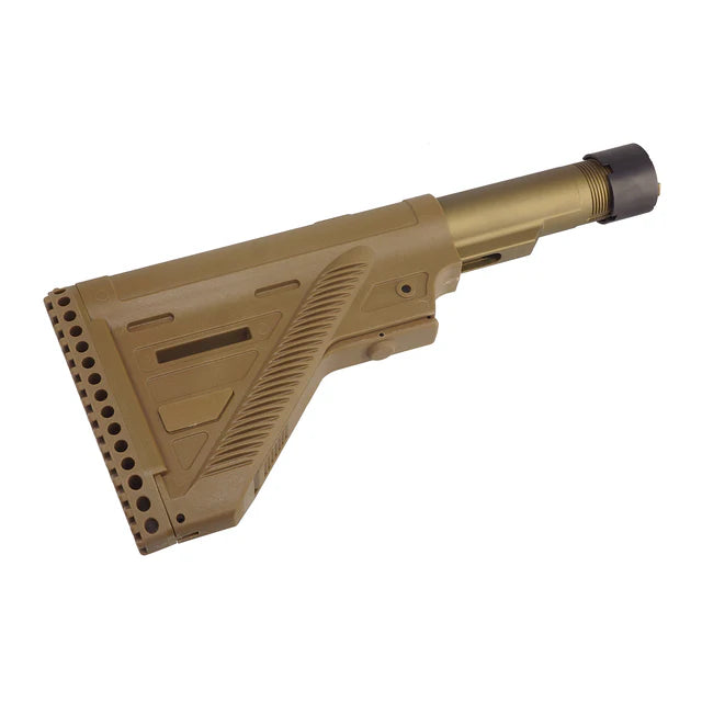 Guns Modify CNC バッファーチューブ、A5 スリムストック付き VFC HK416 GBB (GM0560 / GM0561) - FDE-AIRSOFT GOGO エアガン・サバゲー用品通販