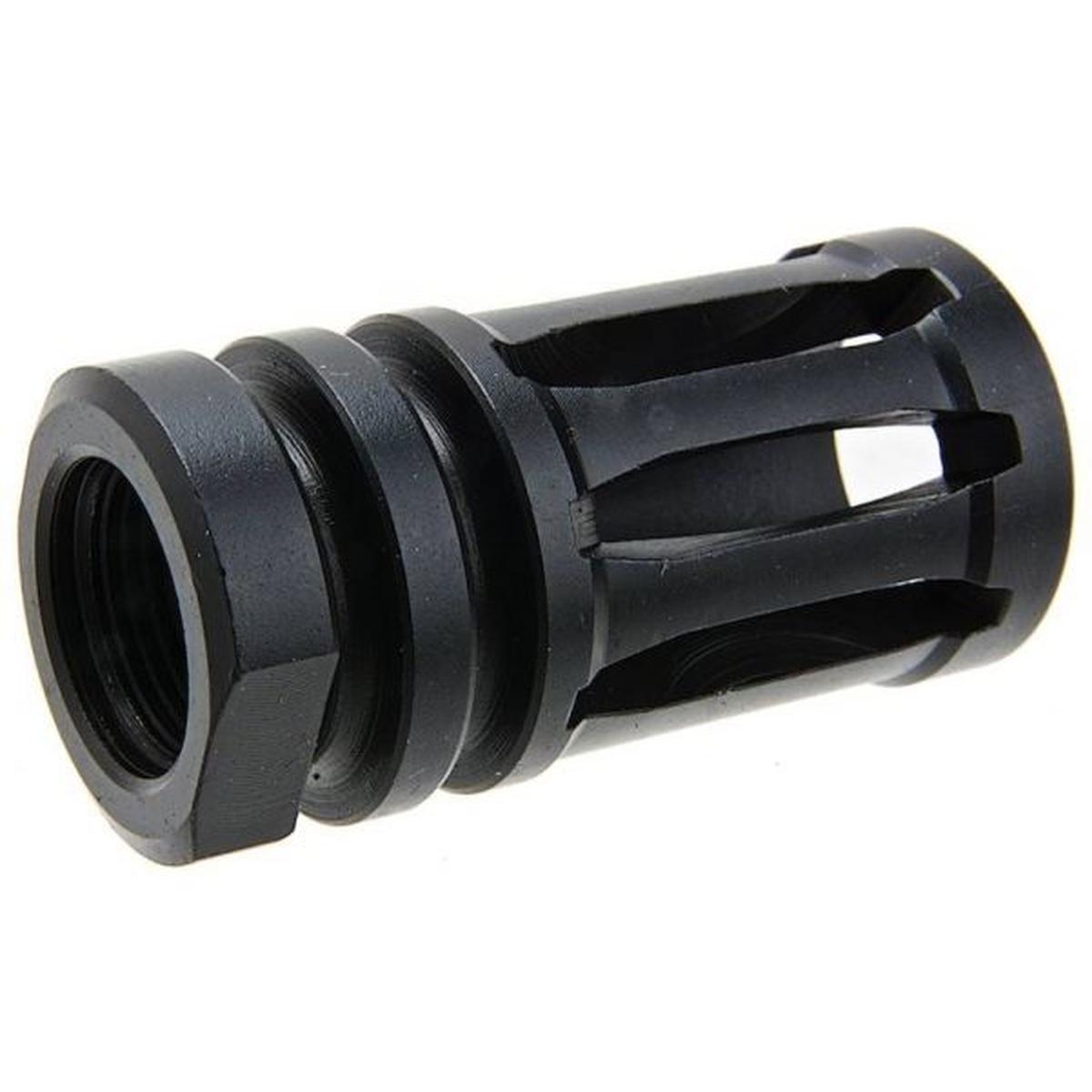 GUNS MODIFY エアソフト フラッシュ ハイダー (スチール CNC A2) - 14MM CCW-AIRSOFT GOGO エアガン・サバゲー用品通販