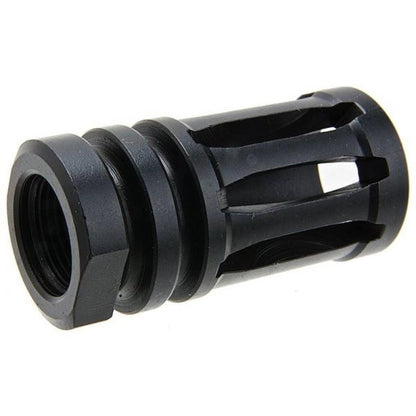 GUNS MODIFY エアソフト フラッシュ ハイダー (スチール CNC A2) - 14MM CCW-AIRSOFT GOGO エアガン・サバゲー用品通販