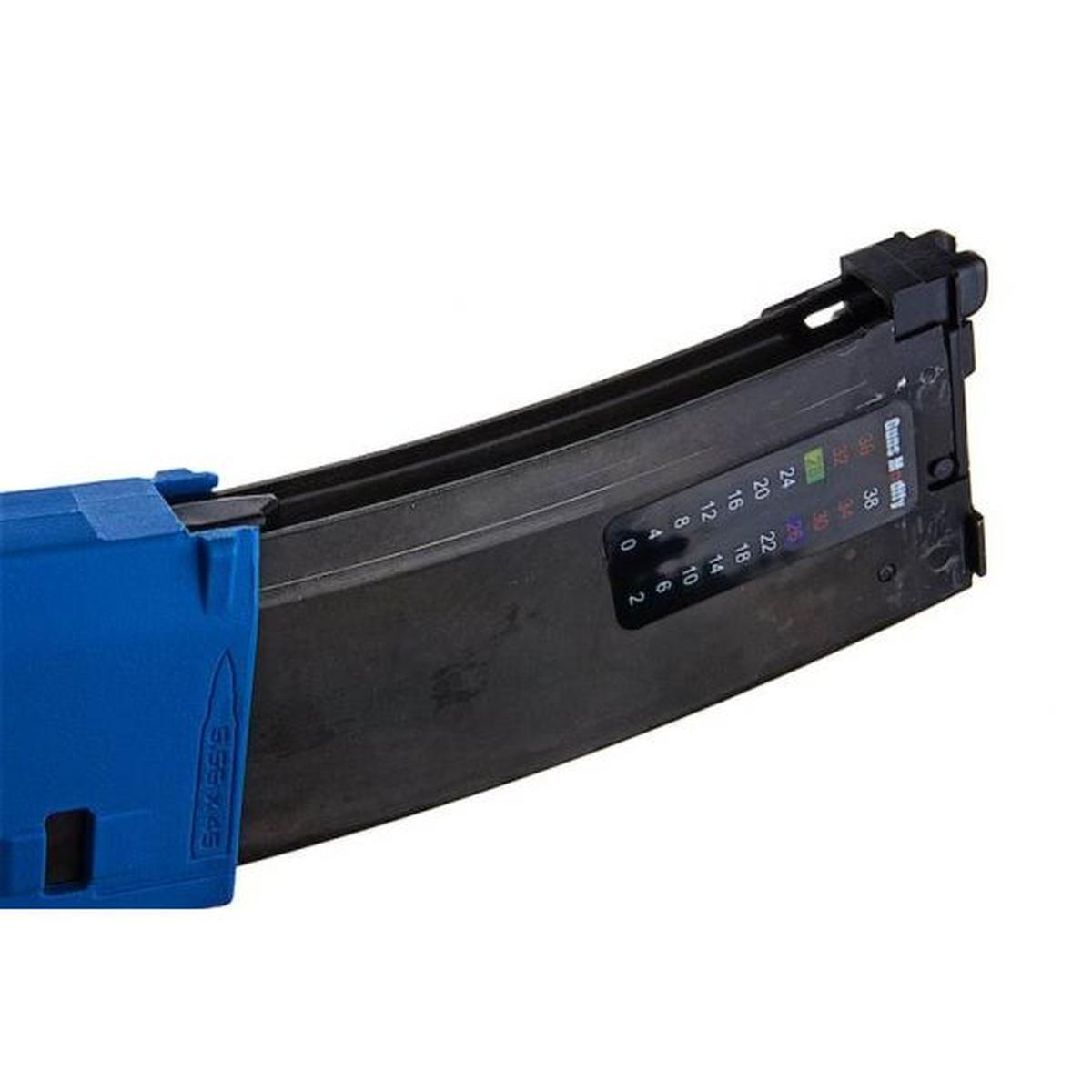 GUNS MODIFY EVO 東京マルイ M4 MWS グリーン ガスマガジン V3 バージョン (35 発、NATO トレーニング ブルー) - マーキングなし-AIRSOFT GOGO エアガン・サバゲー用品通販