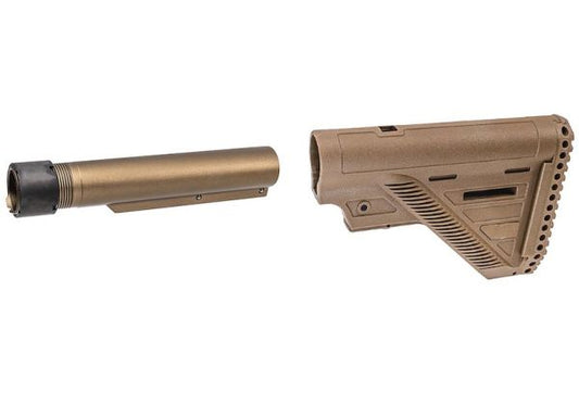 Guns Modify VFC HK416 GBB A5スタイル スリムストック（A5スタイル 一体型(いったいけい)バッファーーチューブセット付き）（CNC、FDE）-AIRSOFT GOGO エアガン・サバゲー用品通販
