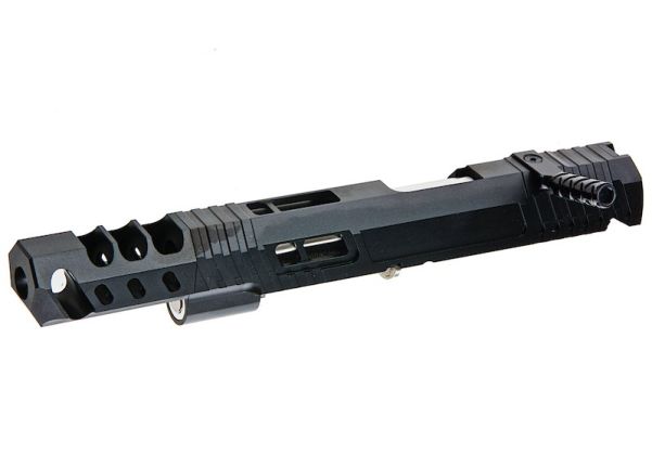 Gunsmith Bros HI-CAPA オープンGBBスライドキット (TT サンド VIP) - ブラック-AIRSOFT GOGO エアガン・サバゲー用品通販