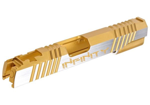 Gunsmith Bros SV Formular V2 シングルGBBスライド Tokyo Marui ハイキャパ GBB ピストル用 - 金(きん) 2トーン-AIRSOFT GOGO エアガン・サバゲー用品通販