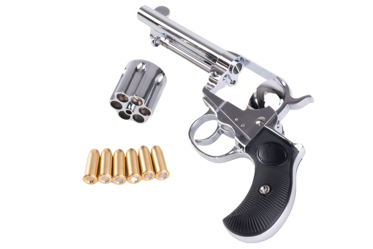 Hartford コルト ライトニング M1877 4.5インチ ヘビーウェイト モデルガン - 銀(ぎん)-AIRSOFT GOGO エアガン・サバゲー用品通販