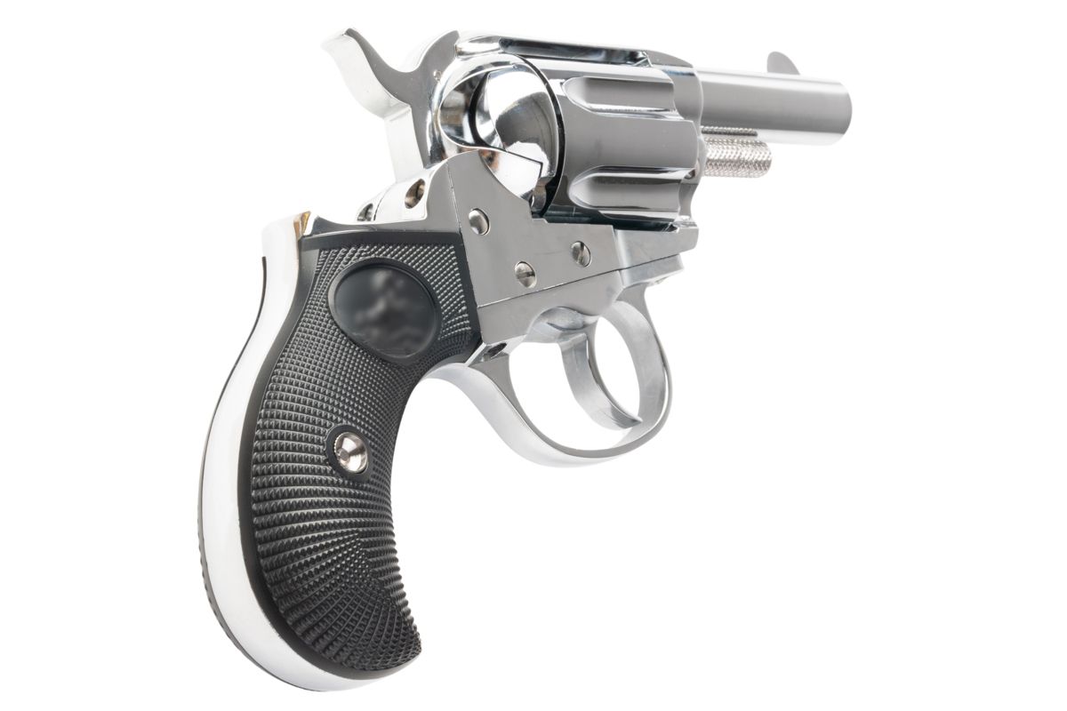 Hartford コルト ライトニング シェリフ 2.5 インチ モデルガン - 銀(ぎん)-AIRSOFT GOGO エアガン・サバゲー用品通販