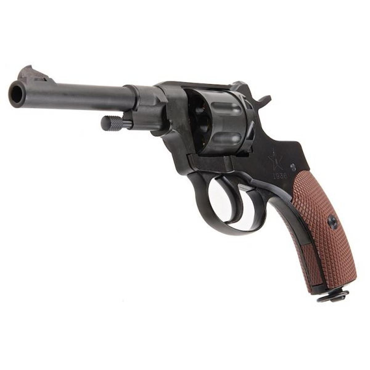 エアーガン まとめ アサルト ショットガン ハンドガン リボルバー エアガン HARTFORD ナガン M1895 リボルバー (モデルガン) - サバゲー 装備