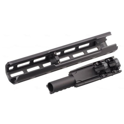 HEPHAESTUS 東京マルイ AK ハンドガード セット (10.5 インチ M-LOK) レイルドガスチューブ付き (タイプ III ハードコートアルマイト処理)-AIRSOFT GOGO エアガン・サバゲー用品通販