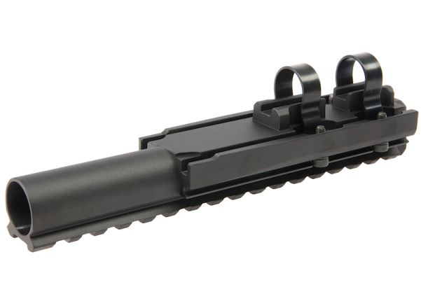 Hephaestus AKレイルガスチューブ（AK AEG / GBBRエアソフトシリーズ用、タイプIIIハードコートアルマイト）-AIRSOFT GOGO エアガン・サバゲー用品通販