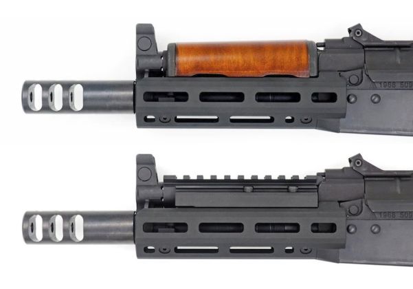 Hephaestus AKS74U ハンドガード（M-LOK）GHK / LCT AKシリーズ用（タイプIIIハードコートアルマイト処理）-AIRSOFT GOGO エアガン・サバゲー用品通販
