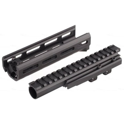 HEPHAESTUS GHK / LCT AK ハンドガード セット (6.5 インチ、M-LOK) レール付きガスチューブ (タイプ III ハードコート陽極酸化処理) 付き-AIRSOFT GOGO エアガン・サバゲー用品通販