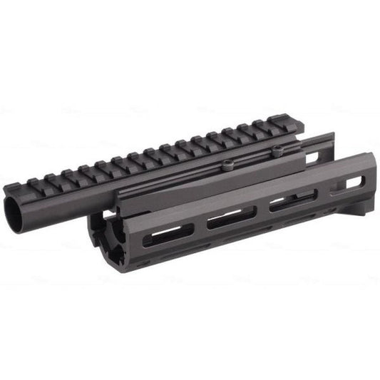 HEPHAESTUS GHK / LCT AK ハンドガード セット (6.5 インチ、M-LOK) レール付きガスチューブ (タイプ III ハードコート陽極酸化処理) 付き-AIRSOFT GOGO エアガン・サバゲー用品通販
