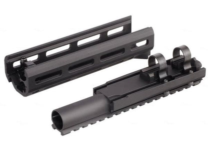 Hephaestus Tokyo Marui AK GBBR ハンドGuarderセット (6.5インチ M-Lok) レイル付きガスチューブ (タイプIII ハードコートアルマイト処理)-AIRSOFT GOGO エアガン・サバゲー用品通販