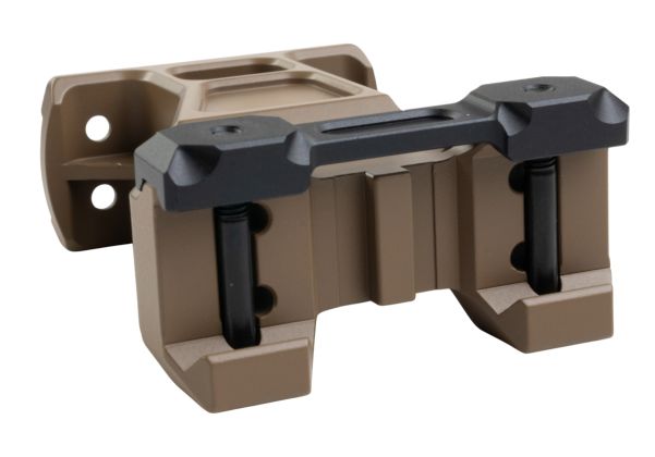 HOLY WARRIOR GBRSスタイル T1 /T2 赤ドットマウント - DE (高さ2.91インチ)-AIRSOFT GOGO エアガン・サバゲー用品通販