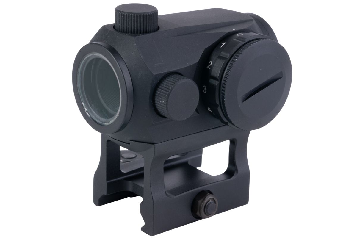 HOLY WARRIOR NDR 3 MOA レッド ドット ライザー マウント付き - ブラック (耐水性) (NRD-2)-AIRSOFT GOGO エアガン・サバゲー用品通販