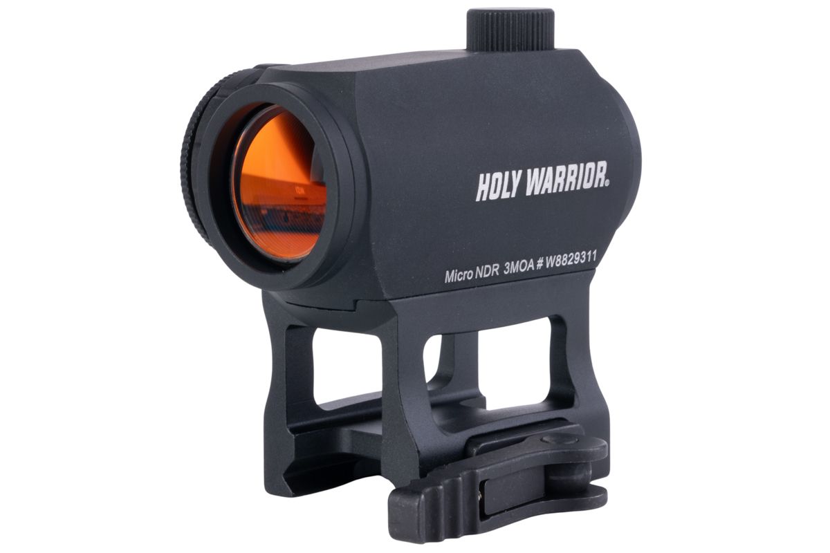 HOLY WARRIOR NDR 3 MOA レッド ドット ライザー マウント付き - ブラック (耐水性) (NRD-2)-AIRSOFT GOGO エアガン・サバゲー用品通販