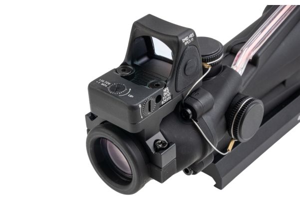 HOLY WARRIOR TA11 ACOG 3.5倍 RMRファイバーオプティックイルミネーションライフルスコープ - ブラック-AIRSOFT GOGO エアガン・サバゲー用品通販