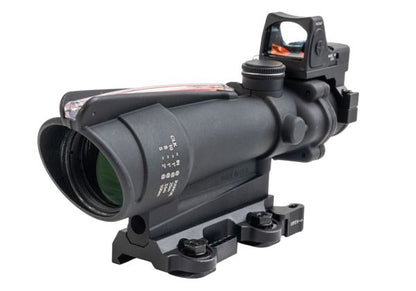 HOLY WARRIOR TA11 ACOG 3.5倍 RMRファイバーオプティックイルミネーションライフルスコープ - ブラック-AIRSOFT GOGO エアガン・サバゲー用品通販