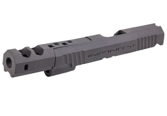 Hypertek Hi Capa 3Dプリント ヘビーウェイト 銀スタイル オープン 4.3インチ ハイブリッドGBBスライドキット - V2-AIRSOFT GOGO エアガン・サバゲー用品通販