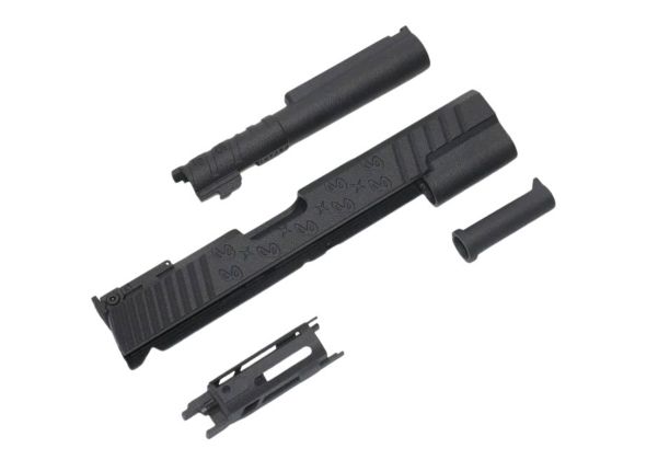 Hypertek Hi Capa 3Dプリント SVスタイル サイトトラッカー 5.1インチ GBBスライドセット - BK-AIRSOFT GOGO エアガン・サバゲー用品通販